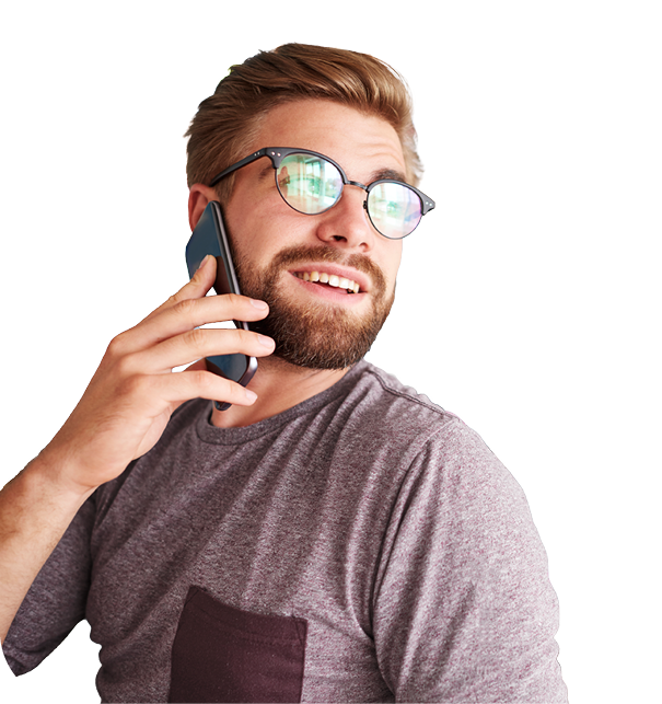 Ondernemer zakelijk bereikbaar via mobiel
